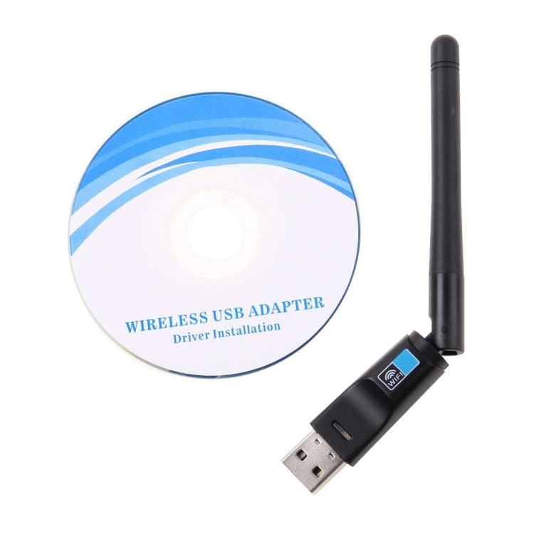 2 in 1 Bluetooth 4.0 + 150Mbps 2.4GHz USB WiFi Wireless Adapter with 2D1 External Antenna by buy2fix