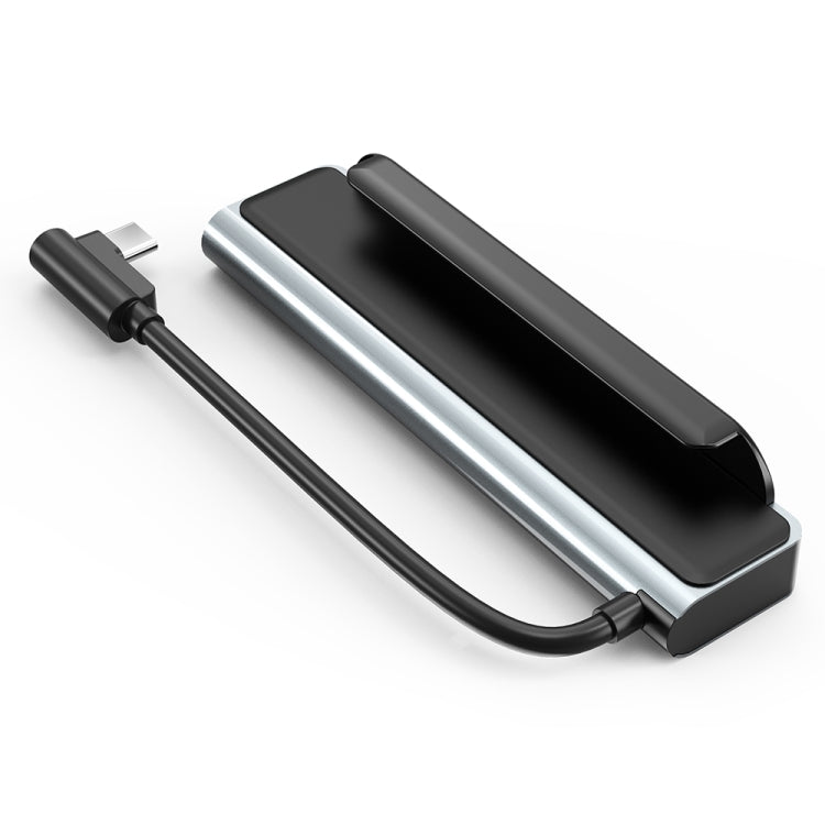 AD-065 6 in 1 USB-C / Type-C to 4K HDMI + SD / TF Card Slot + Type-C + 2 USB 3.0 Back Clip Style Multifunctional Docking Station HUB - USB HUB by buy2fix | Online Shopping UK | buy2fix