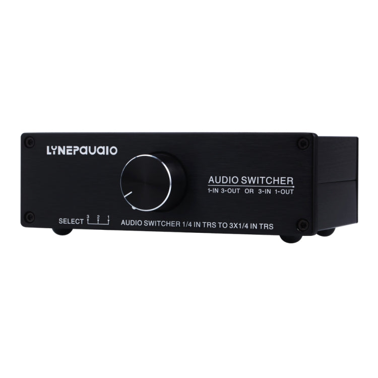 B833 Passive Speaker Stereo Switch Loudspeaker,  1 Input and 3 Output or 3 Input and 1 Output (Black) -  by buy2fix | Online Shopping UK | buy2fix