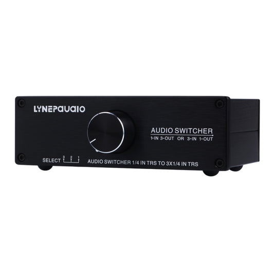 B833 Passive Speaker Stereo Switch Loudspeaker,  1 Input and 3 Output or 3 Input and 1 Output (Black) -  by buy2fix | Online Shopping UK | buy2fix