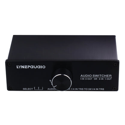 B833 Passive Speaker Stereo Switch Loudspeaker,  1 Input and 3 Output or 3 Input and 1 Output (Black) -  by buy2fix | Online Shopping UK | buy2fix
