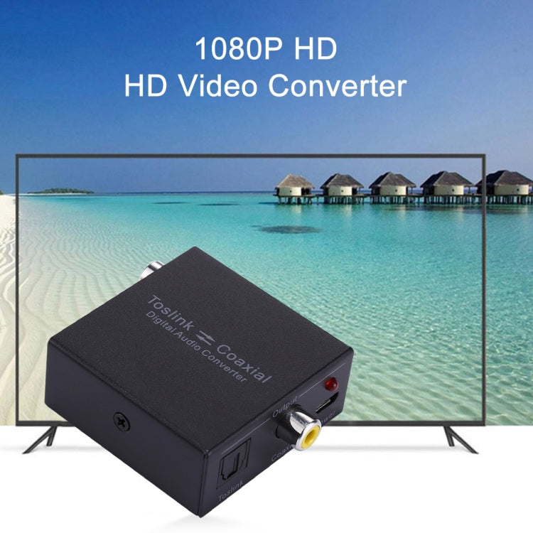NK-Q7 Tendak Optical SPDIF Toslink to Coaxial / Coaxial to Optical SPDIF Toslink Bi-directional Swtich Digital 2-Way Audio Converter - Audio Signal Switcher by buy2fix | Online Shopping UK | buy2fix