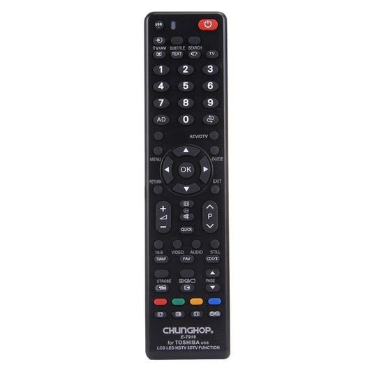 CHUNGHOP E-T919 Universal Remote Controller for TOSHIBA LED TV / LCD TV / HDTV / 3DTV - TV by CHUNGHOP | Online Shopping UK | buy2fix