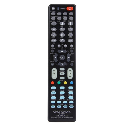 CHUNGHOP E-K906 Universal Remote Controller for KONKA LED TV / LCD TV / HDTV / 3DTV - TV by CHUNGHOP | Online Shopping UK | buy2fix