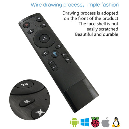 Q5 2.4G RF 3D Brushed Fashion Sense Universal Voice Version Air Mouse Remote Controller - Universal by buy2fix | Online Shopping UK | buy2fix
