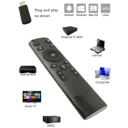 Q5 2.4G RF 3D Brushed Fashion Sense Universal Voice Version Air Mouse Remote Controller - Universal by buy2fix | Online Shopping UK | buy2fix