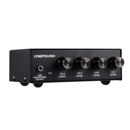 LINEPAUDIO B895 Five-channel Stereo Microphone Mixer with Earphone Monitoring(Black) -  by buy2fix | Online Shopping UK | buy2fix