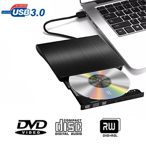 Gebürstete Textur USB 3.0 POP-UP Mobiles externes DVD-Rw Wiederbeschreibbares DVD/CD-Laufwerk Externes ODD- und HDD-Gerät