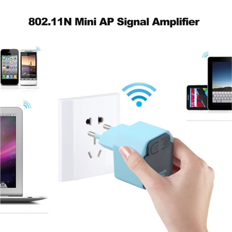 300Mbps Wireless WiFi Range AP / Repeater Signal Booster, EU Plug by buy2fix