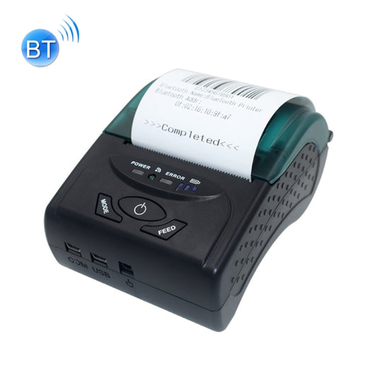 POS-5807 58mm Portable USB Port Thermal Bluetooth Ticket Printer, Max Supported Thermal Paper Size: 57x50mm by buy2fix
