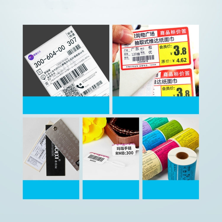 ZJ-9200 Portable USB Port Thermal Ticket Printer with Holder by buy2fix