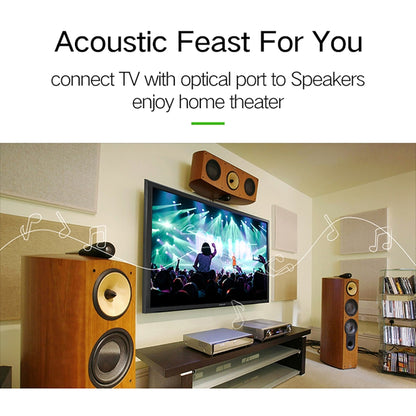 10m OD6.0mm Gold Plated Metal Head Woven Net Line Toslink Male to Male Digital Optical Audio Cable by buy2fix