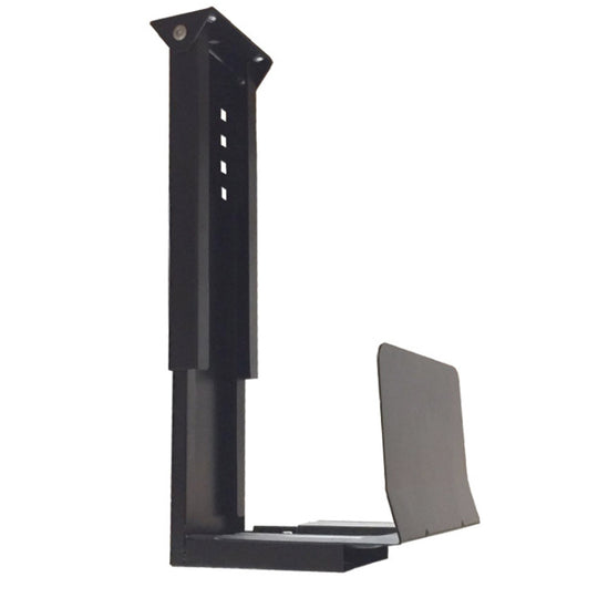 Universal-PC-Gehäusehalter, CPU-Ständer, zum Aufhängen, verstellbare Computer-Mainframe-Host-Halterung, 300–500 mm höhenverstellbar, 145–245 mm breitenverstellbar (schwarz)