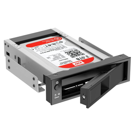 ORICO 1106SS CD-ROM Space HDD Mobile Rack Internes 3,5-Zoll-HDD-Konvertergehäuse (Schwarz)