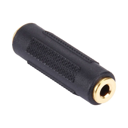 Gold Plated 3.5mm Female Jack to 3.5mm Female Jack Audio Adapter(Black) by buy2fix