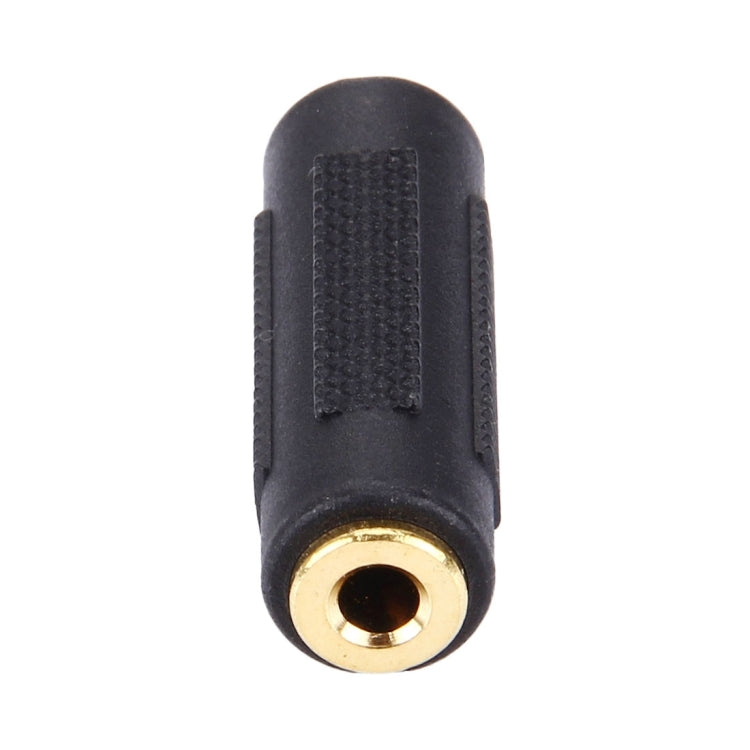 Gold Plated 3.5mm Female Jack to 3.5mm Female Jack Audio Adapter(Black) by buy2fix