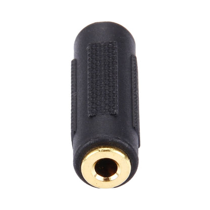 Gold Plated 3.5mm Female Jack to 3.5mm Female Jack Audio Adapter(Black) by buy2fix