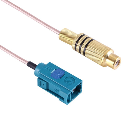 15cm RCA Female to FAKRA Z Type Female RG316 Cable with Spring by buy2fix