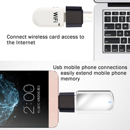 Plastic USB-C / Type-C Male to USB 2.0 Female OTG Data Transmission Charging Adapter by buy2fix