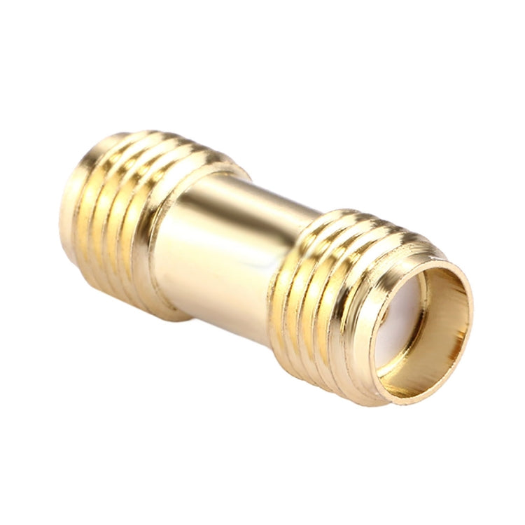 SMA Female to SMA Female Connector Adapter(Gold) by buy2fix
