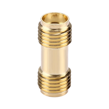 SMA Female to SMA Female Connector Adapter(Gold) by buy2fix