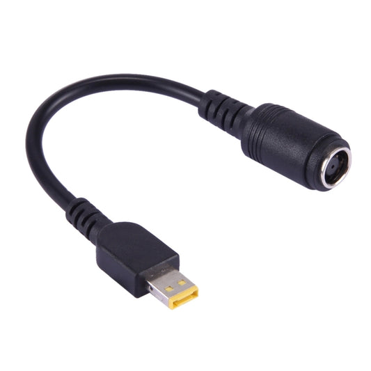 7.9x5.5mm Female to Lenovo Small Square Male Power Adapter Cable for Lenovo Laptop Notebook, Length: About 10cm - For Lenovo by buy2fix | Online Shopping UK | buy2fix