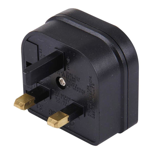 BS-5732 Portable EU Plug to UK Plug Adapter Power Socket Travel Converter with Fuse - Plug Adaptor by buy2fix | Online Shopping UK | buy2fix