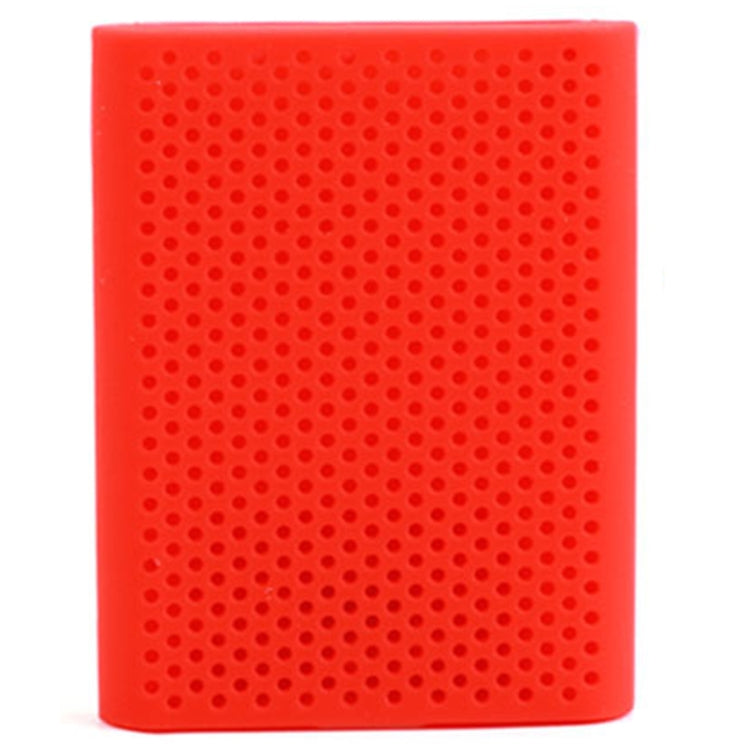 PT500 Scratch-resistant All-inclusive Portable Hard Drive Silicone Protective Case for Samsung Portable SSD T5, with Vents (Red) by buy2fix