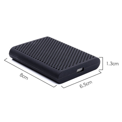 PT500 Scratch-resistant All-inclusive Portable Hard Drive Silicone Protective Case for Samsung Portable SSD T5, with Vents (Black) by buy2fix