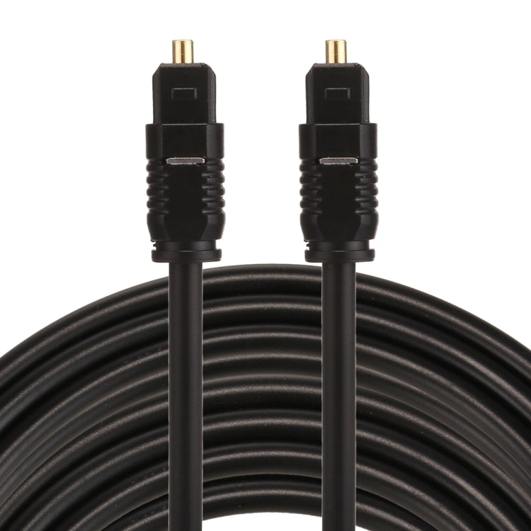 EMK 10m OD4.0mm Toslink Male to Male Digital Optical Audio Cable - Audio Optical Cables by EMK | Online Shopping UK | buy2fix