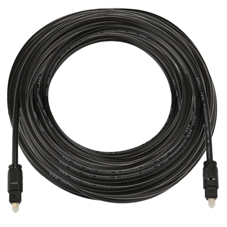EMK 10m OD4.0mm Toslink Male to Male Digital Optical Audio Cable - Audio Optical Cables by EMK | Online Shopping UK | buy2fix
