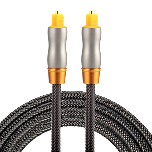 1.5m OD6.0mm Gold Plated Metal Head Woven Line Toslink Male to Male Digital Optical Audio Cable - Audio Optical Cables by buy2fix | Online Shopping UK | buy2fix