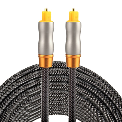 5m OD6.0mm Gold Plated Metal Head Woven Line Toslink Male to Male Digital Optical Audio Cable by buy2fix