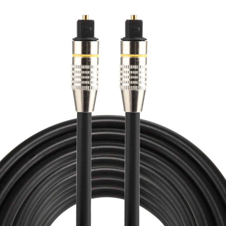 5m OD6.0mm Nickel Plated Metal Head Toslink Male to Male Digital Optical Audio Cable by buy2fix