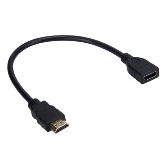 30cm High Speed HDMI 19 Pin Male to HDMI 19 Pin Female Adapter Cable - Cable by buy2fix | Online Shopping UK | buy2fix
