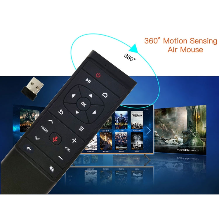 MT12 2.4G Air Mouse Remote Control with Fidelity Voice Input & IR Learning for PC & Android TV Box & Laptop & Projector by buy2fix