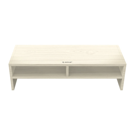 ORICO MSR-04-WD-BP 2-layer Wood Grain Computer Monitor Holder with Partition, Size: 50 x 20 x 13.5cm - Laptop Stand by ORICO | Online Shopping UK | buy2fix