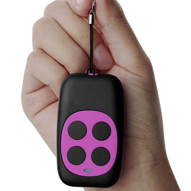 Colorful Four-Key Copying Remote Garage Door Gate Wireless Remote Control 433MHZ Copy Key Cloning Duplicator(Rose Red) - Universal by buy2fix | Online Shopping UK | buy2fix