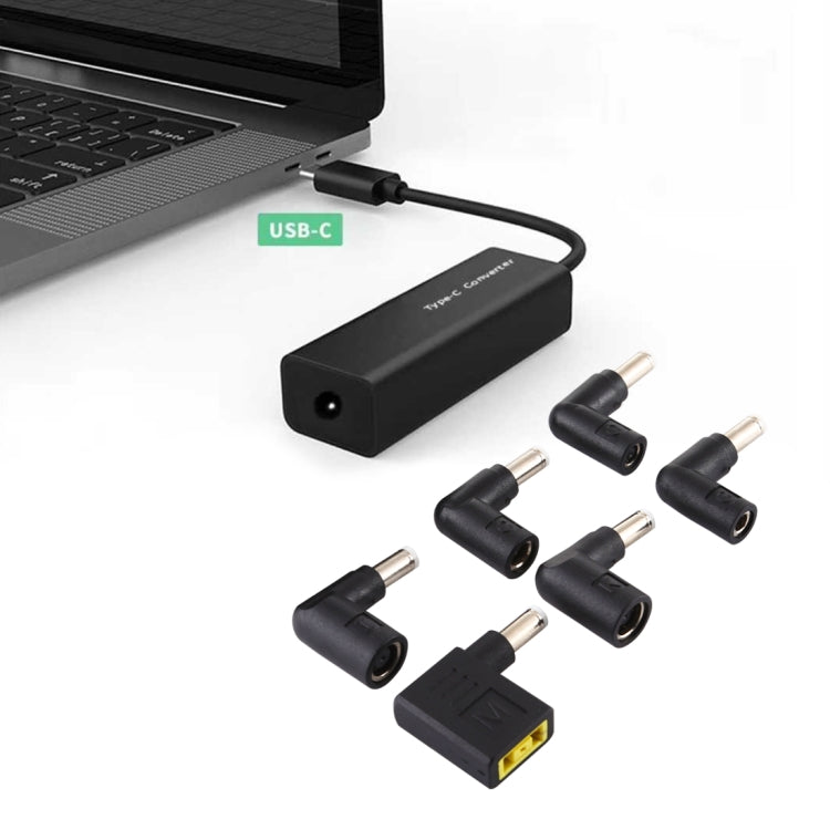 Laptop Power Adapter 65W USB-C / Type-C Converter to 6 in 1 Power Adapter (White) - Universal Power Adapter by buy2fix | Online Shopping UK | buy2fix
