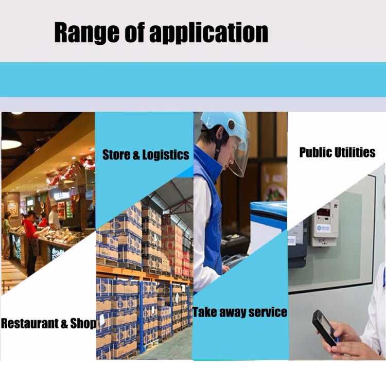 QS-5802 Portable 58mm Bluetooth Receipt 8-pin Matrix Printer(Black) by buy2fix