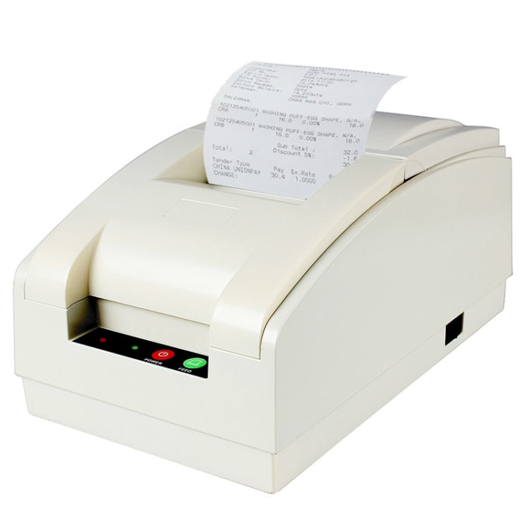 QS-7601 Portable 76mm Bluetooth Receipt 9-pin Matrix Printer(White) by buy2fix