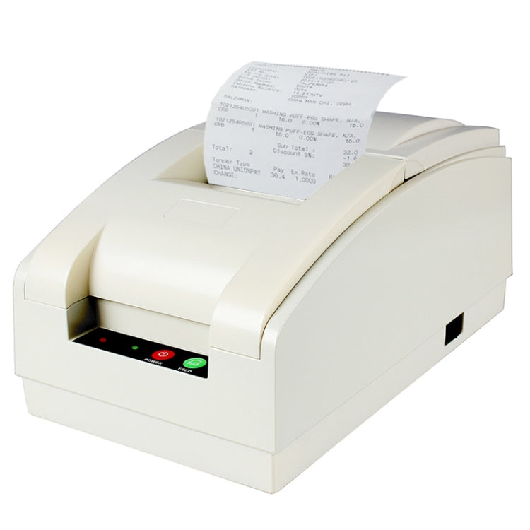 QS-7601 Portable 76mm Bluetooth Receipt 9-pin Matrix Printer(White) by buy2fix