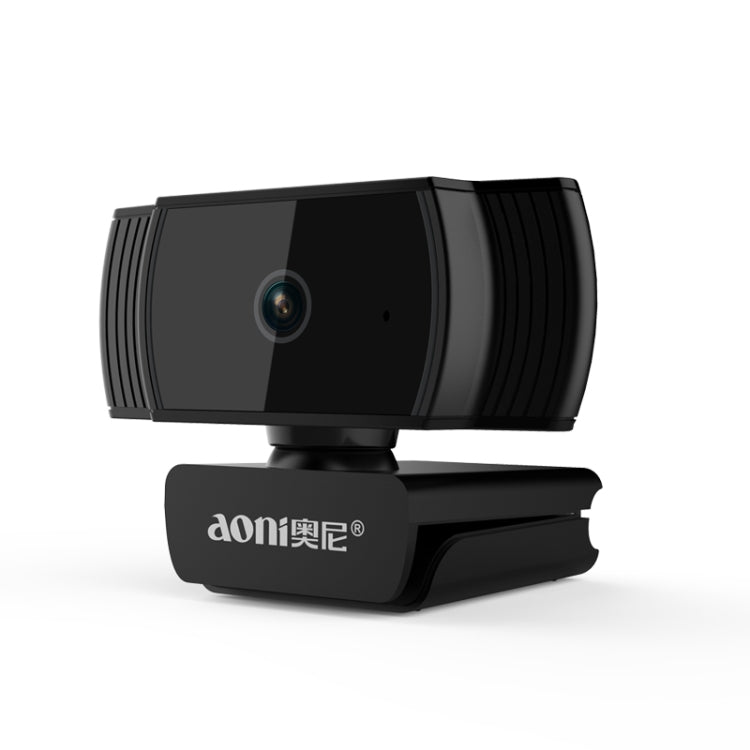 Aoni A20 FHD 1080P IPTV WebCam Teleconference Teaching Live Broadcast Computer Camera with Microphone (Black) by buy2fix