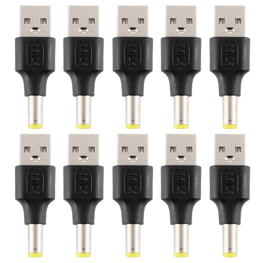 10 PCS 5.5 x 2.5mm Male to USB 2.0 Male DC Power Plug Connector - Universal Power Adapter by buy2fix | Online Shopping UK | buy2fix