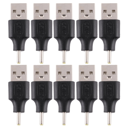 10 PCS 2.5 x 0.7mm Male to USB 2.0 Male DC Power Plug Connector - Universal Power Adapter by buy2fix | Online Shopping UK | buy2fix