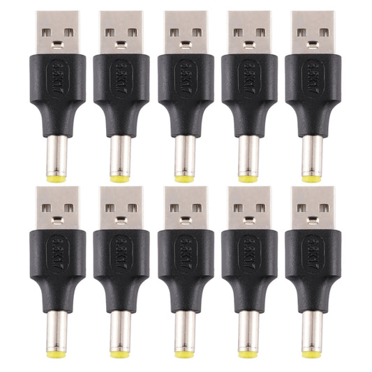10 PCS 5.5 x 1.7mm Male to USB 2.0 Male DC Power Plug Connector - Universal Power Adapter by buy2fix | Online Shopping UK | buy2fix