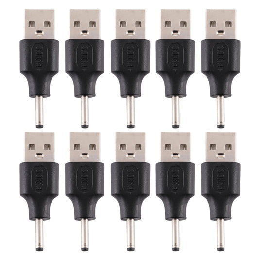 10 PCS 3.0 x 1.1mm Male to USB 2.0 Male DC Power Plug Connector - Universal Power Adapter by buy2fix | Online Shopping UK | buy2fix