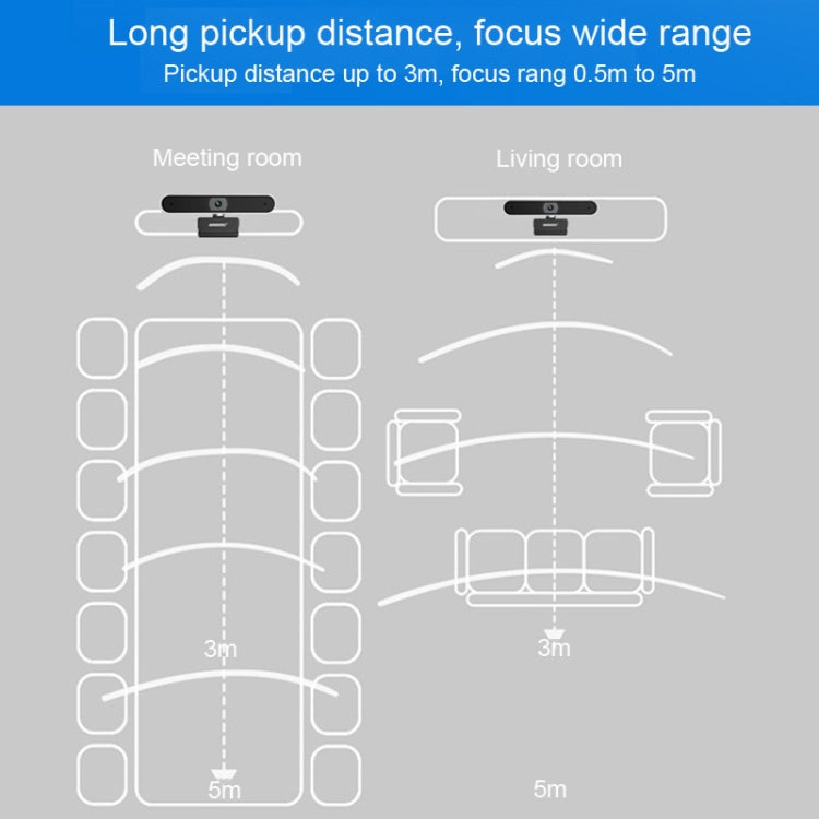 Aoni A30 Beauty FHD 1080P Smart IPTV WebCam Teleconference Teaching Live Broadcast Computer Camera with Microphone (Black) by buy2fix