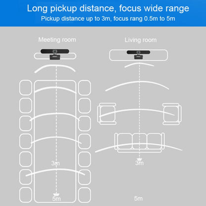 Aoni A30 Beauty FHD 1080P Smart IPTV WebCam Teleconference Teaching Live Broadcast Computer Camera with Microphone (Black) by buy2fix