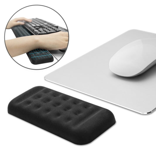 Mechanical Keyboard Wrist Rest Memory Foam Mouse Pad, Size : Single Hand (Black) by buy2fix